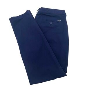 Vineyard Vines Performance Men 36x32 Navy Blue Stretch Chino Pants Casual Golf